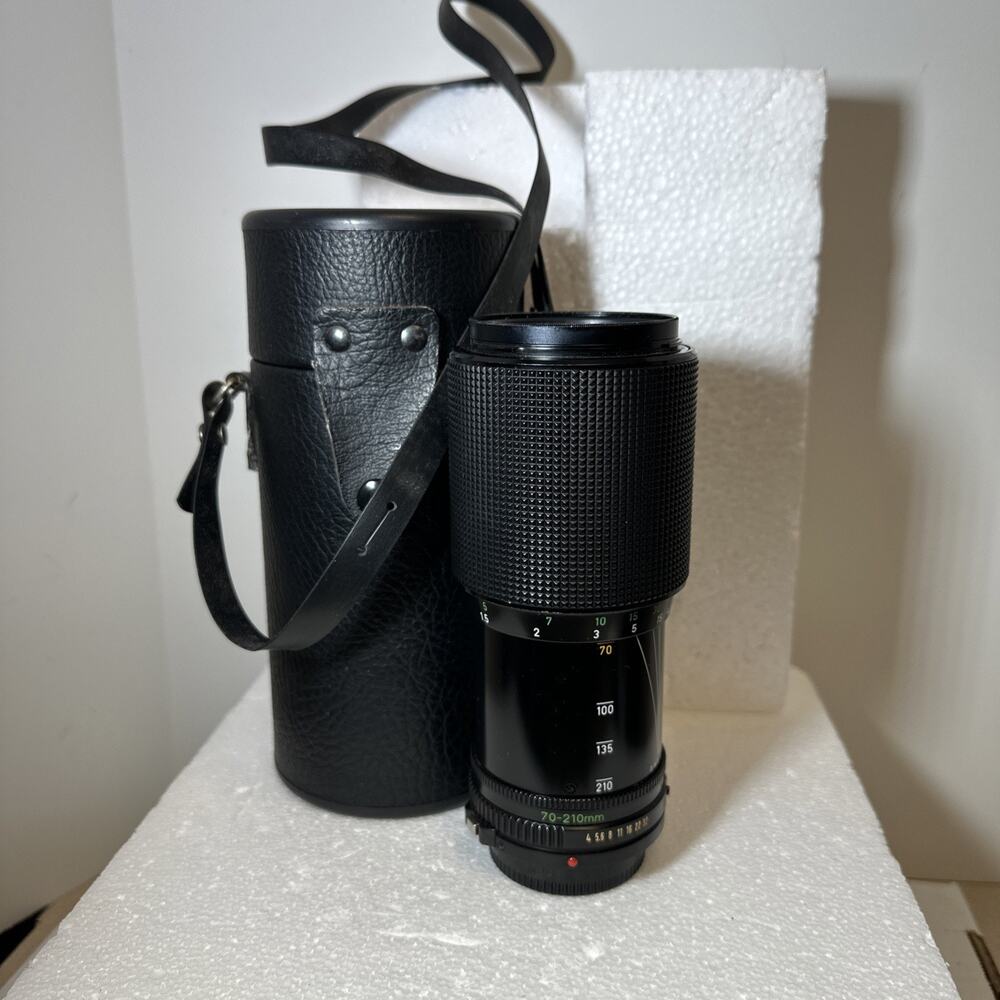 Vivitar Series 1 Macro Zoom 70-210mm f/3.5 VMC Lens for Canon FD w/Case.A-1,AE-1